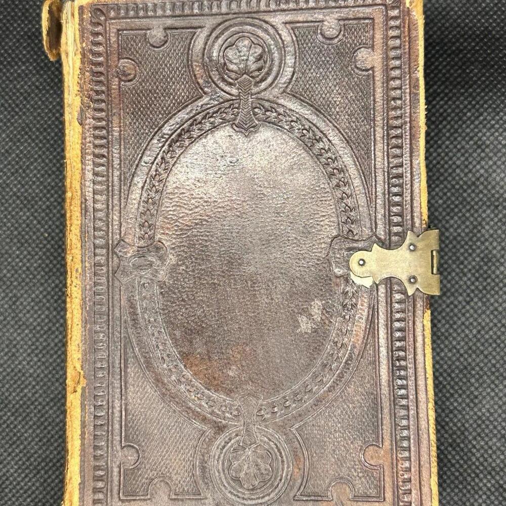 Holy Bible 1865 – Civil War Era Pocket Edition - Handwritten Inscription